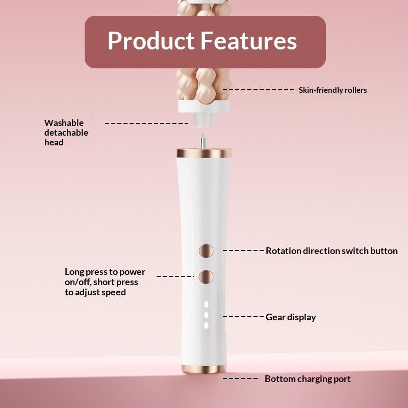 Luxury Skincare Tools - 3D gezichtsmassager met roterend golfontwerp, een