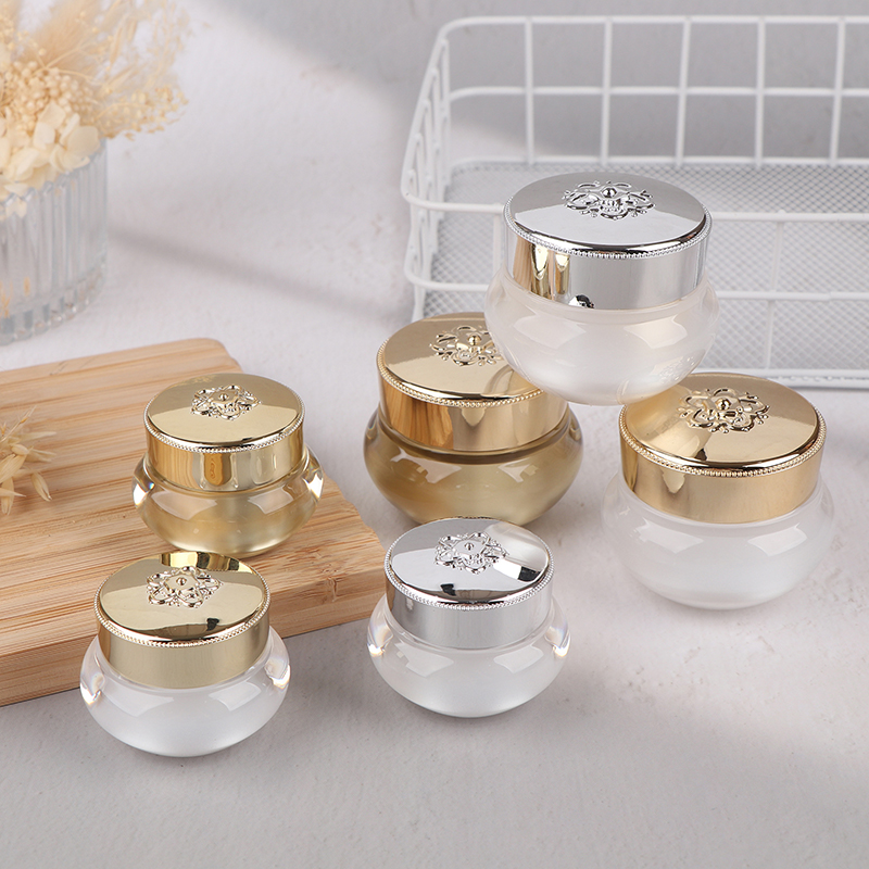 Luxury Skincare Tools - Acryl lege reiscrèmepotten 5/10/20g hervulbare flessen