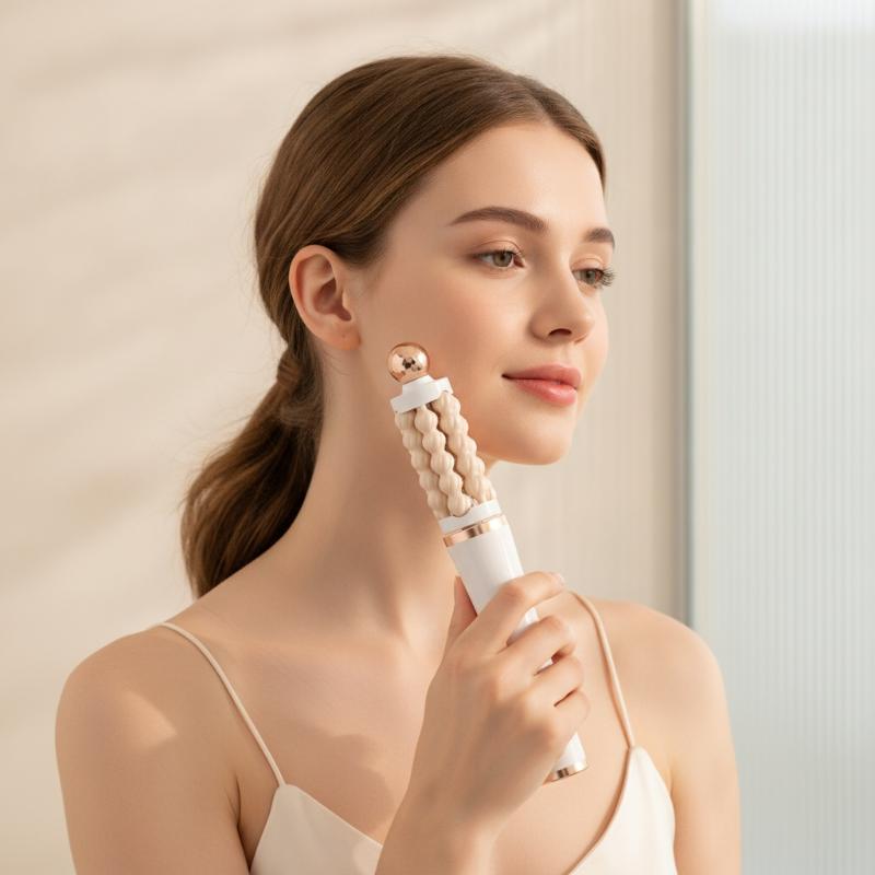 3D gezichtsmassager met rotere - Luxury Skincare Tools recensie en prijs