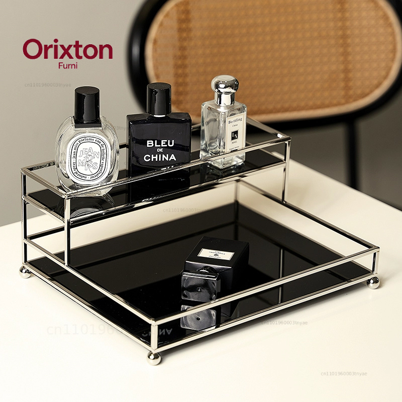 Luxe zwarte metalen bureau-org - Luxury Skincare Tools recensie en prijs